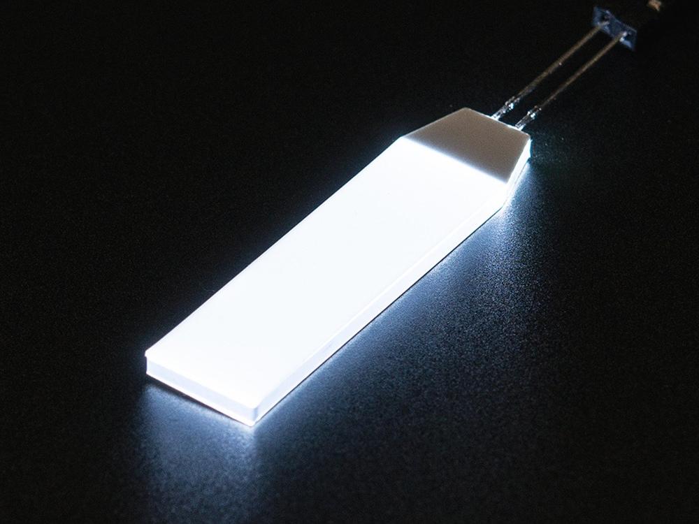 Witte LED-achtergrondverlichtingsmodule - Klein 12 mm x 40 mm