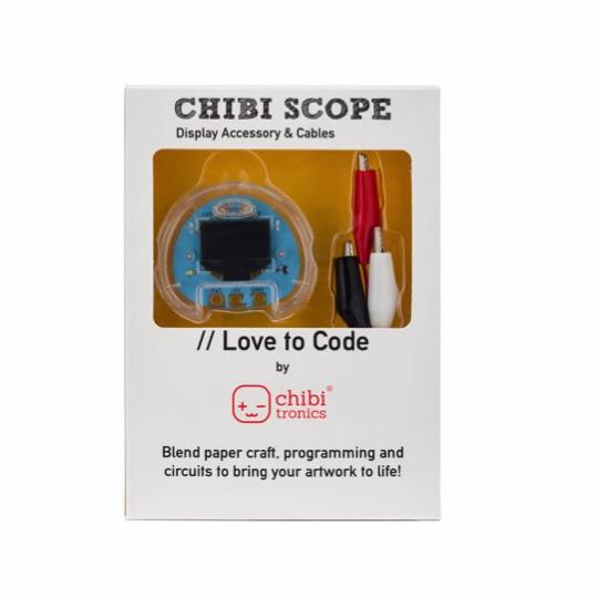 Chibitronics Love to Code: Chibi Scope y pinzas de cocodrilo