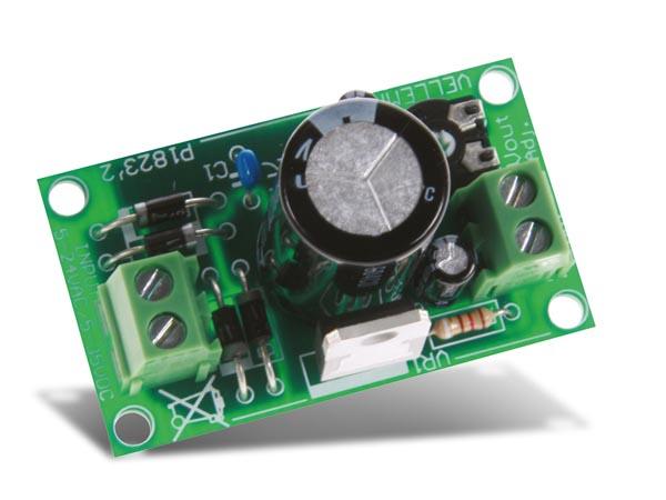 AC-DC spanningsconverter 1A - regelbaar - DIY kit