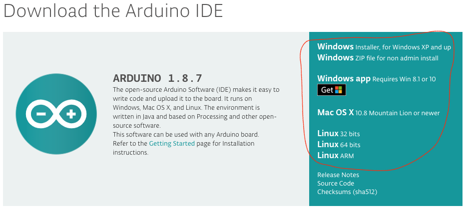 Download Arduino IDE Download Arduino IDE
