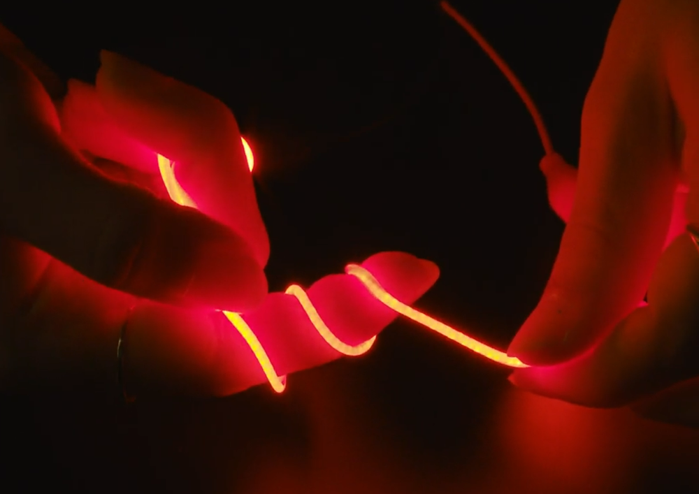 NOOds - Joustava LED-filamentti - 3V 300mm pitkä - Punainen