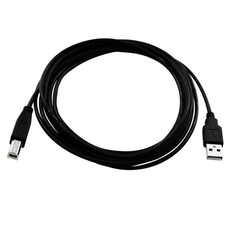 USB 2.0 kabel typ B 100cm blå