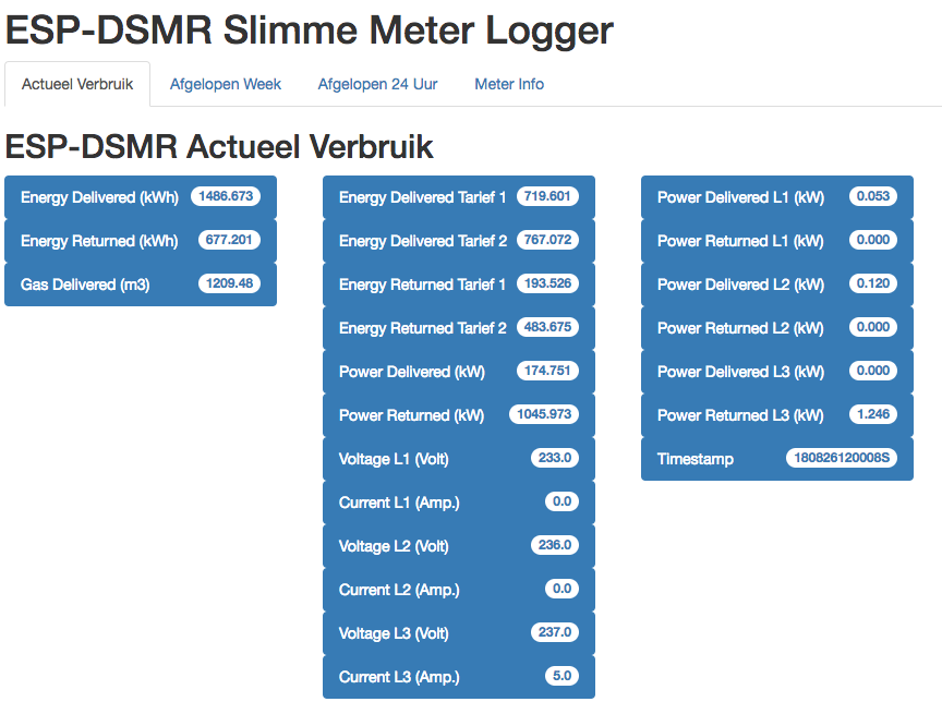 DSMR GUI DSMR GUI