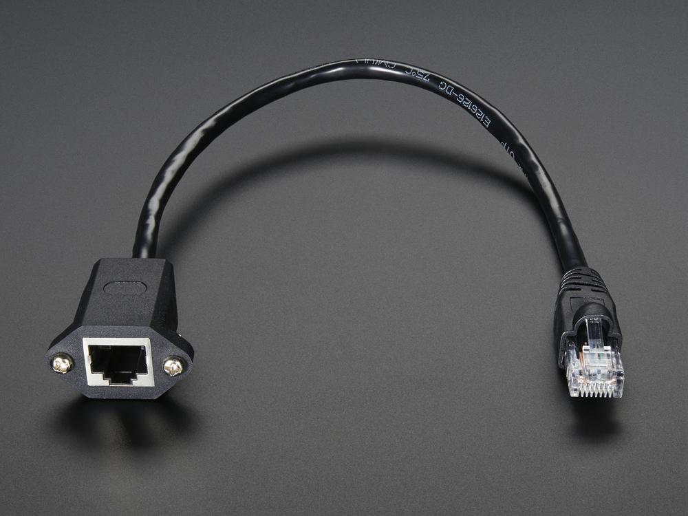 Panel Mount Ethernet Extension Cable