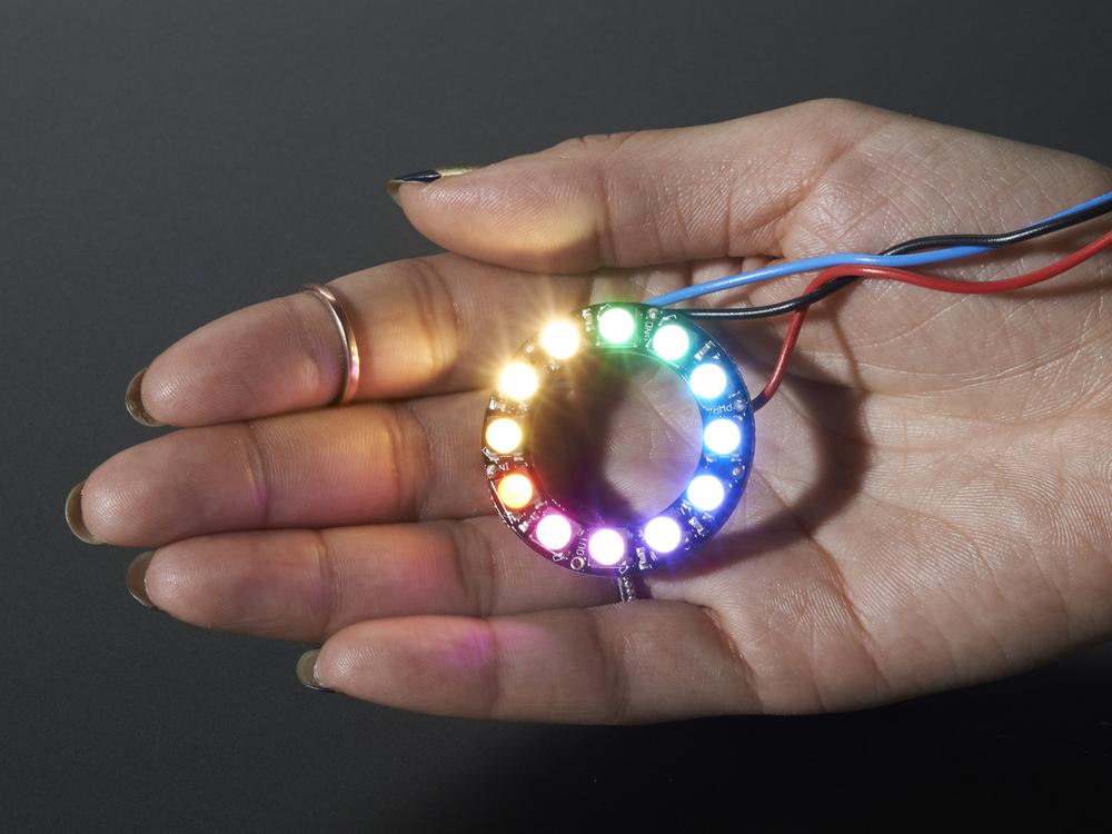 NeoPixel Ring - 12 x 5050 RGBW LEDs w/ Integrated Drivers