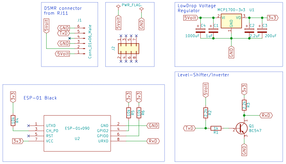 Schema DSMR Logger Schema DSMR Logger
