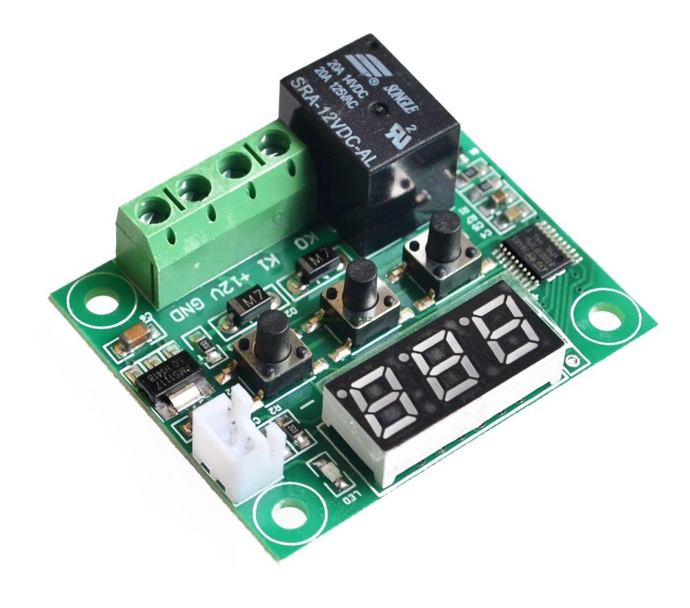Temperature controlled relay 12V - W1209