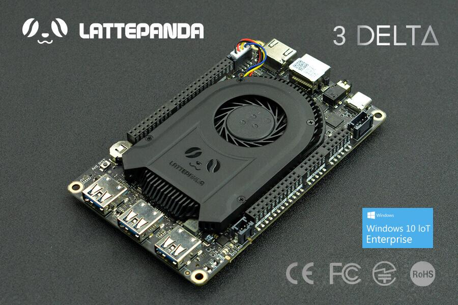LattePanda 3 Delta 864 - met Win10 Enterprise-licentie (8GB/64GB)