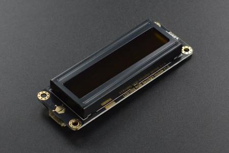 Gravity: I2C 16x2 Arduino LCD with RGB Font Display (Black)