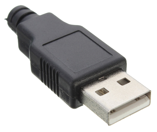 USB 2.0 male connectors - 5 pcs