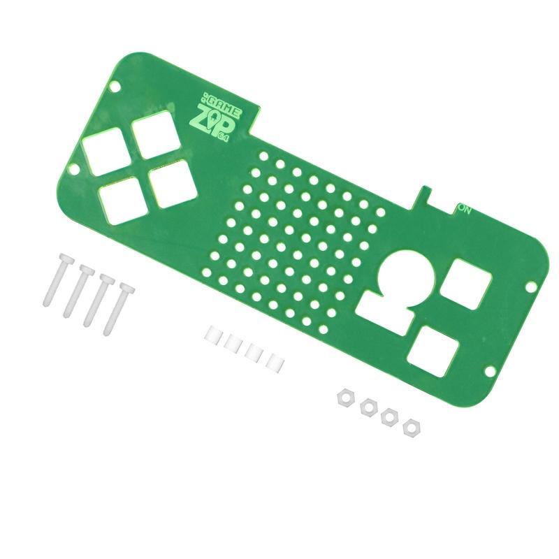 Kitronik :GAME ZIP 64 Laser cut cover - Green