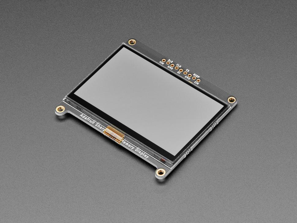 Adafruit SHARP Memory Display Breakout - 2,7" 400 x 240 Monocromático