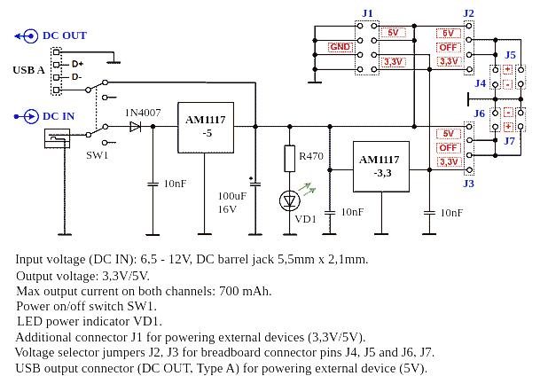 Breadboard Power Supply