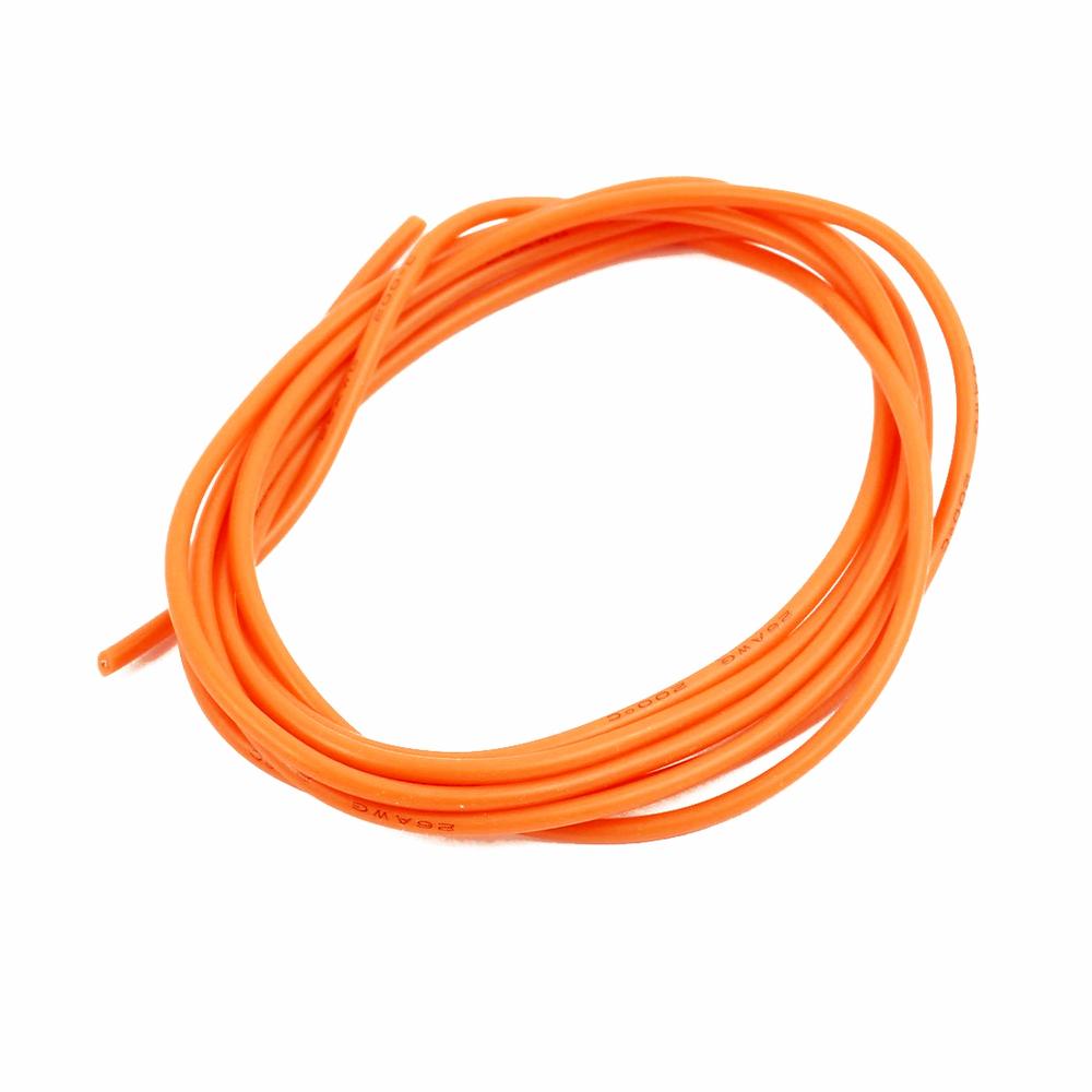 Säikeinen oranssi lanka - 26AWG - 2 metriä