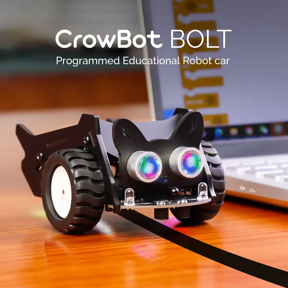 CrowBot BOLT-Öppen källkod programmerbar Smart Robot Car STEAM Robot Kit