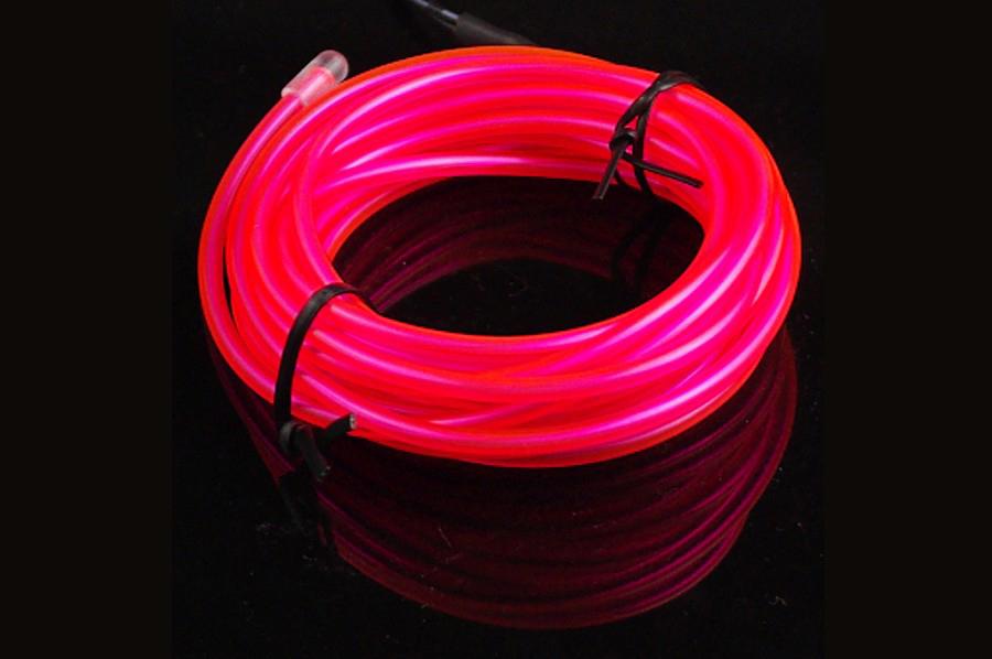 EL Wire - Hot Pink - 3 metriä