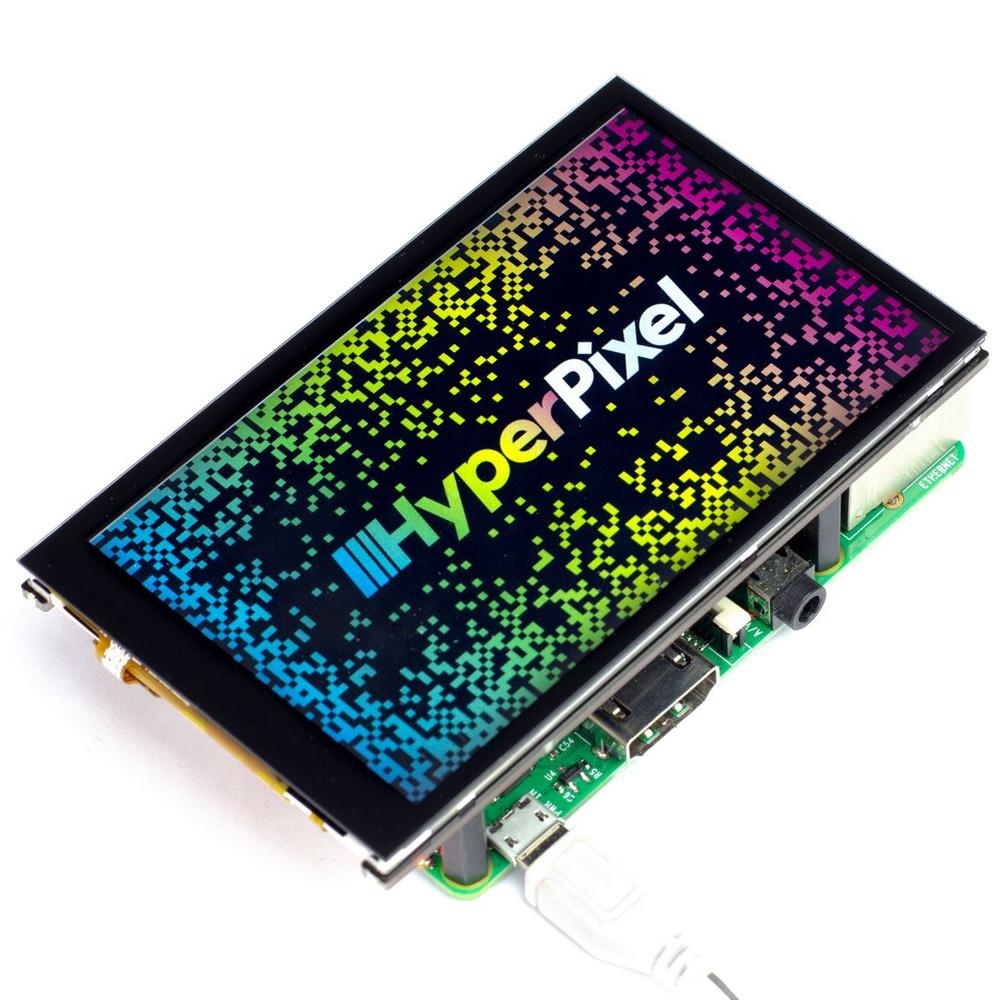 HyperPixel 4.0 - Hoge resolutie display voor de Raspberry Pi - aanraakgevoelig