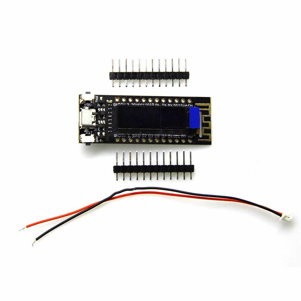 LILYGO® TTGO ESP8266 0,91 polegadas OLED para Arduino para placa de desenvolvimento Nodemcu