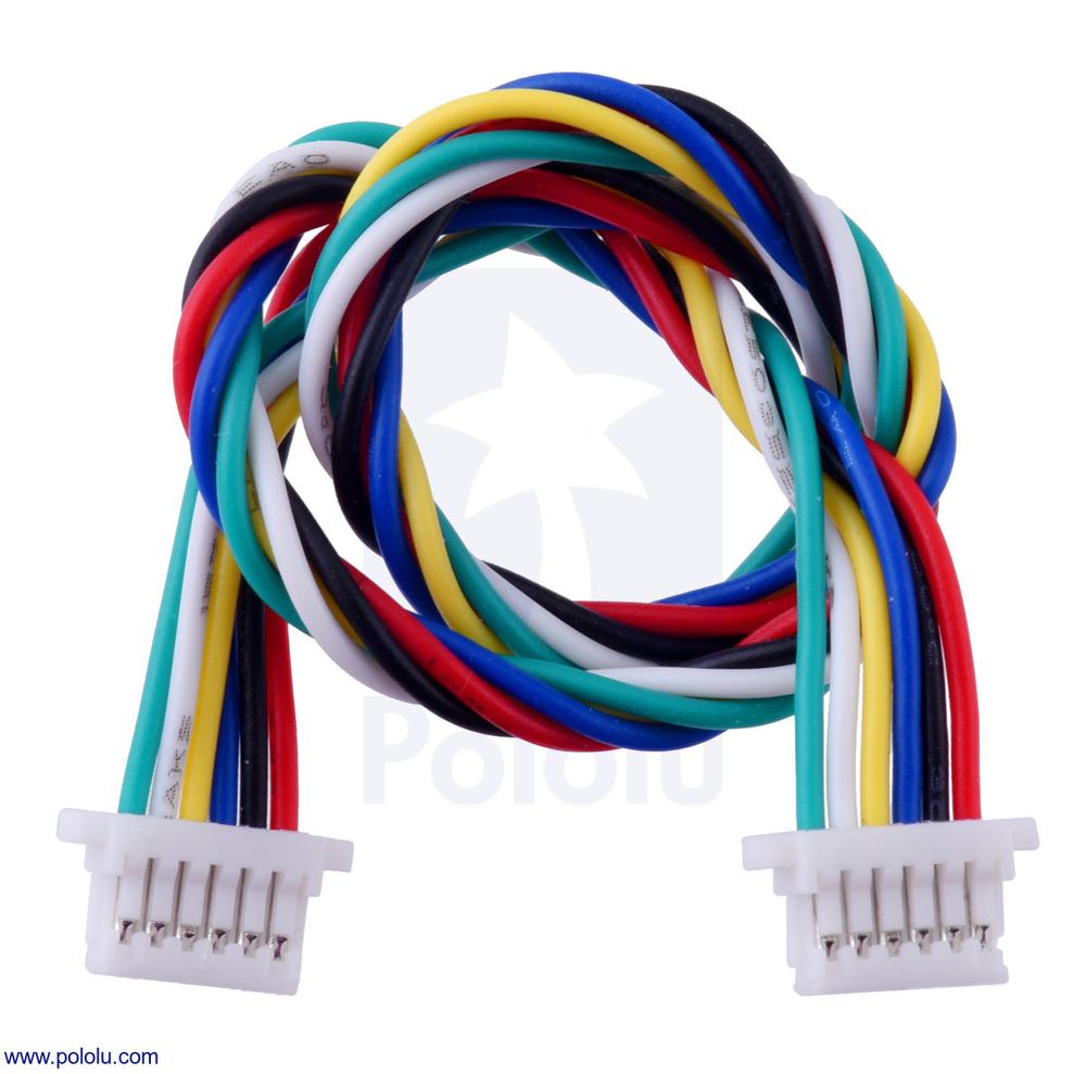 6-pins female-female JST SH-stijl kabel 25cm
