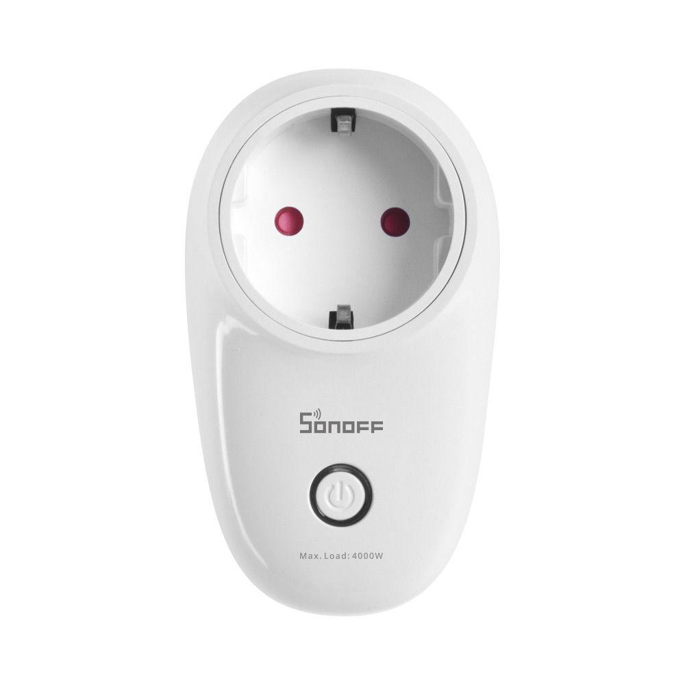 Sonoff S26 Smart Socket - WiFi-pistoke EU-pistokkeella (F) - Turvamaa
