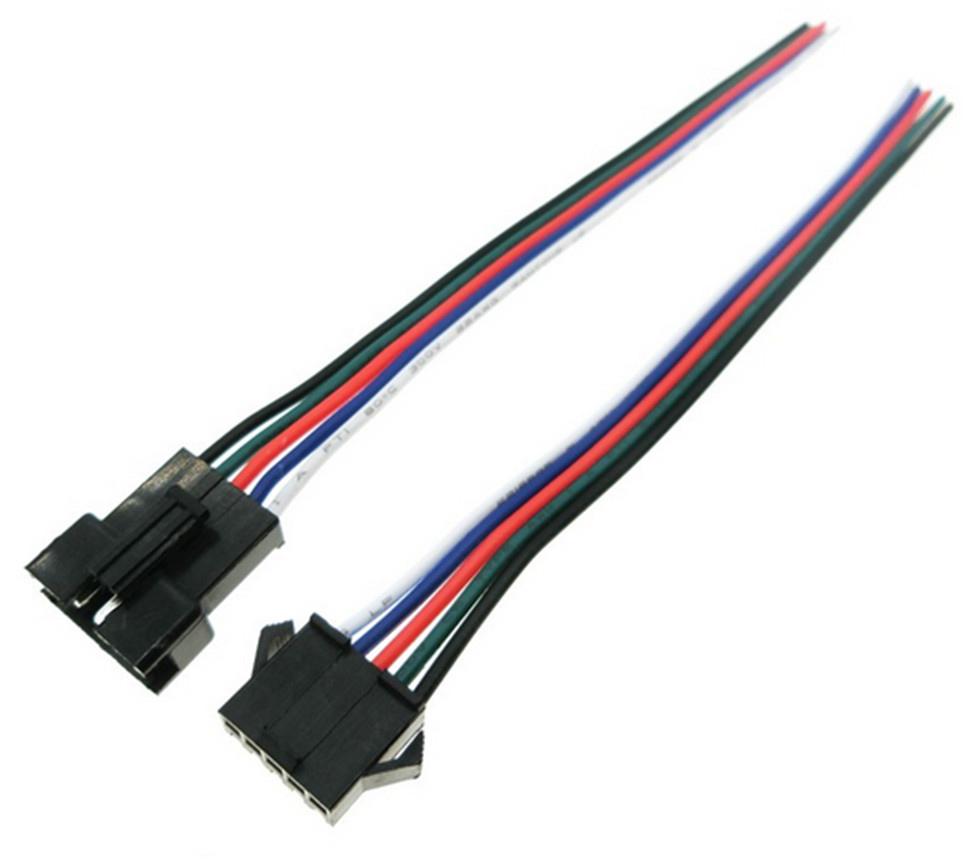 5p JST Led strip connector set 2x male + 2x female