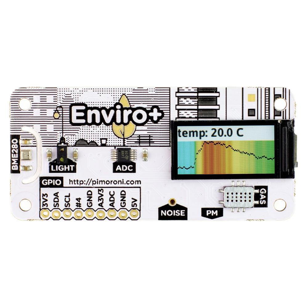 Enviro+ for Raspberry Pi - PIM458