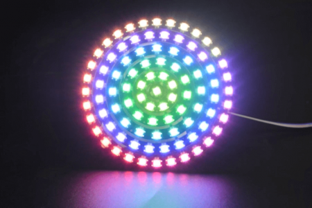 93 LEDs WS2812B RGB 6 Ring Lamp