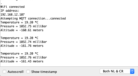 ESP8266 MQTT Output ESP8266 MQTT Output
