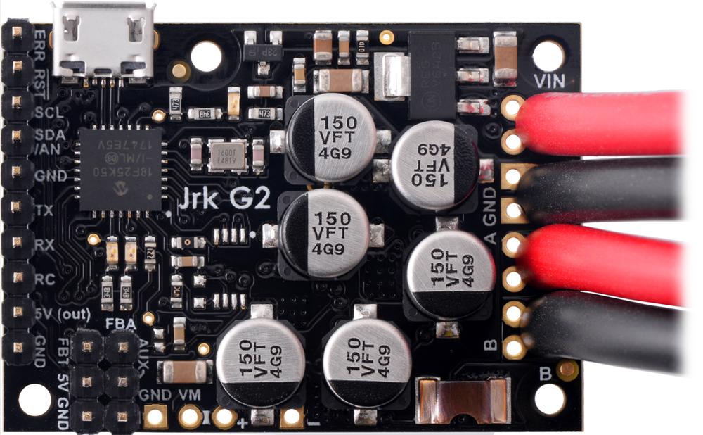 Jrk G2 24v21 USB Motor Controller with Feedback Opencircuit