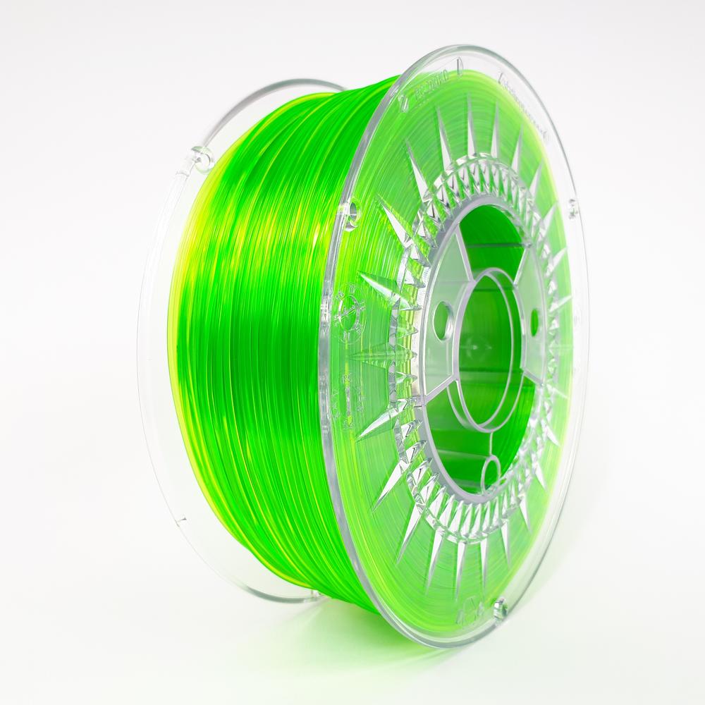 PETG Filament 1.75mm - 1kg - Transparent bright green