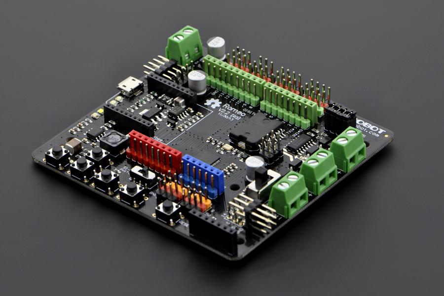 Romeo V2 - een Robot Control Board met Motor Driver (compatibel met Arduino)