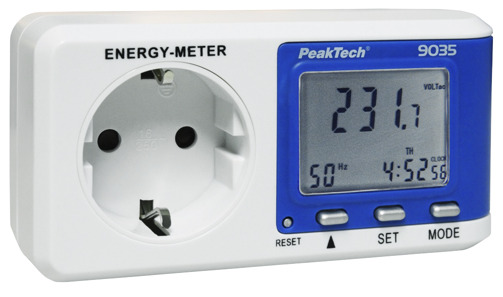 Digitale energiemeter PeakTech