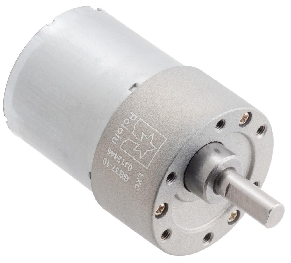 10: 1 Metal gearmotor 37Dx50L mm 12V (Helical pinion )