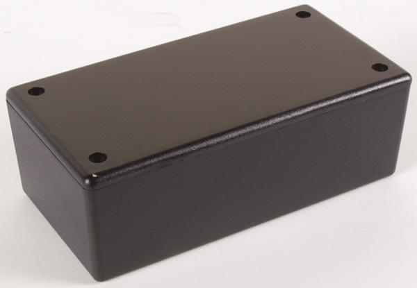 Plastic box - black 130 x 70 x 45mm