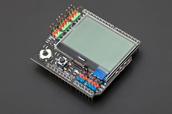 Gravity : LCD12864 Shield voor Arduino