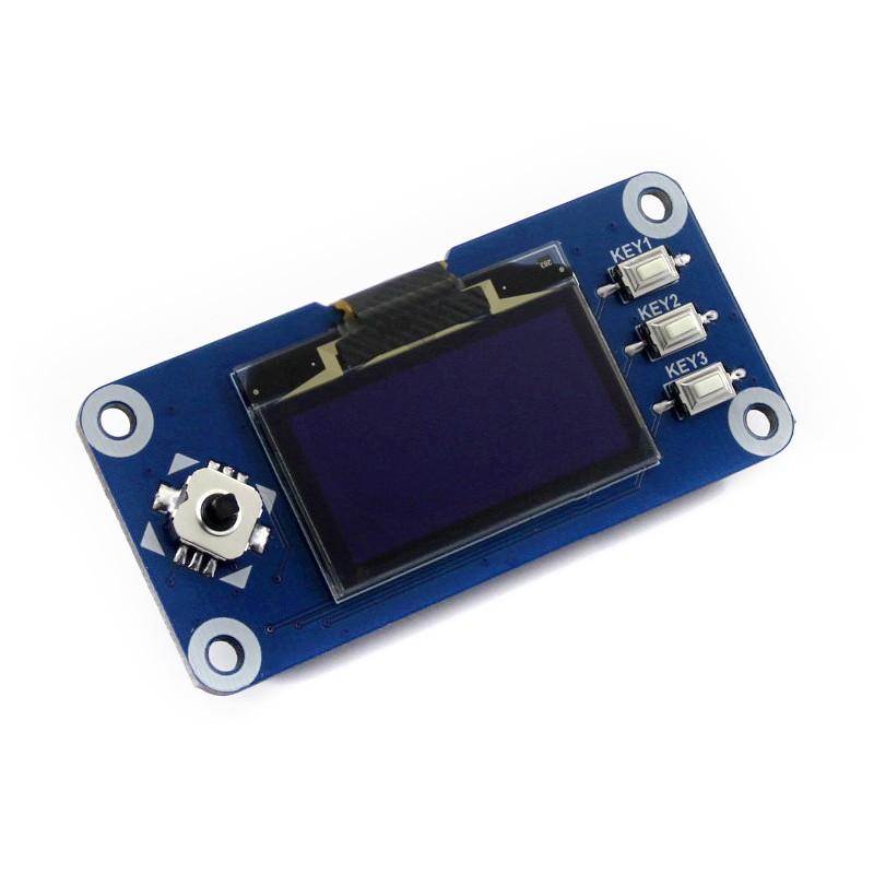 Waveshare 128x64, 1,3 inch OLED-display HAT voor Raspberry Pi
