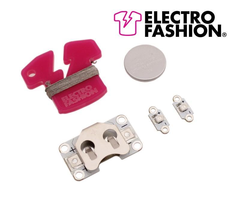 Electro-Fashion, Naaibare Blue Light Kit, Flat Easy Sew LED's