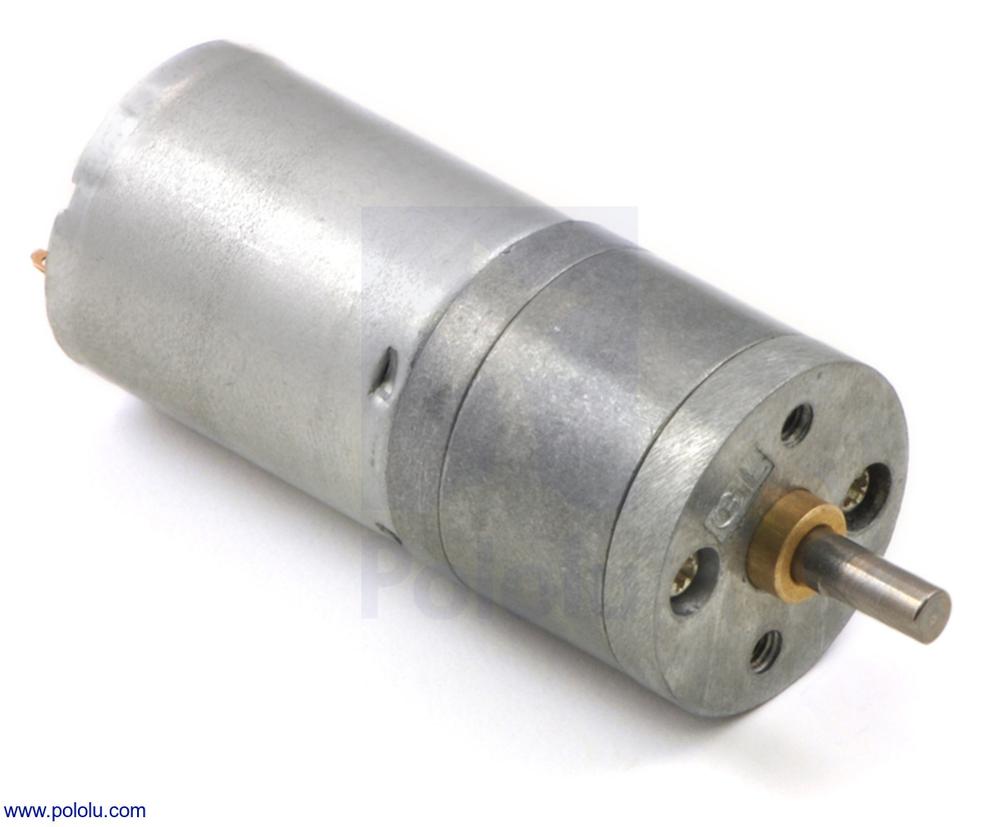 20.4:1 Motoriduttore in metallo 25Dx50L mm HP 12V