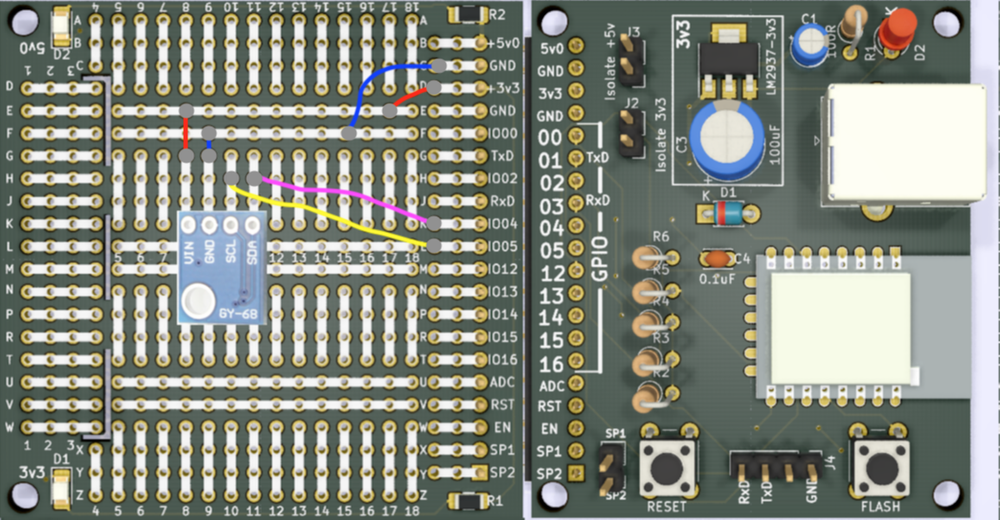1of!-ESP12 Proto GY68 1of!-ESP12 Proto GY68