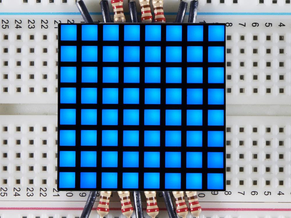 Pixel Carr Matriciel 8 X 8 De 1 2 Pouce Bleu Opencircuit