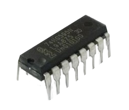 74HC595 8-bit serieel-in, serieel of parallel-out schuifregister DIP16 - 5 stuks