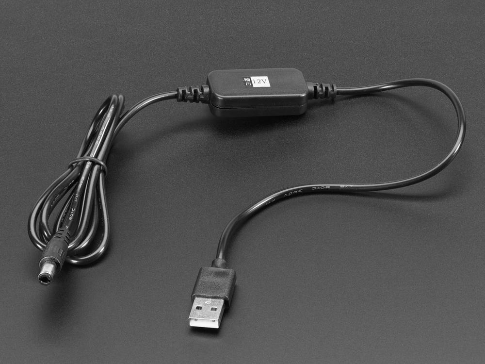 USB naar 2,1 mm DC-booster kabel - 12V