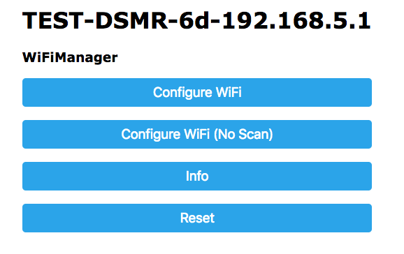 WiFi configuratie WiFi configuratie