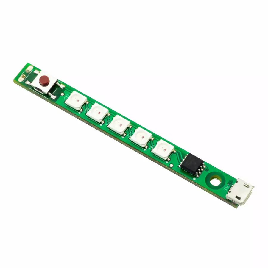 Kitronik USB RGB LED strip com seletor de padrão