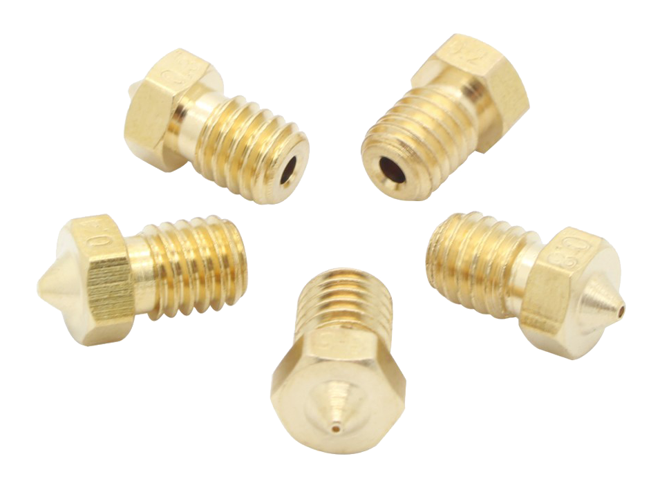 Extruder nozzle 0.4mm for 1.75mm filament - 2 pieces