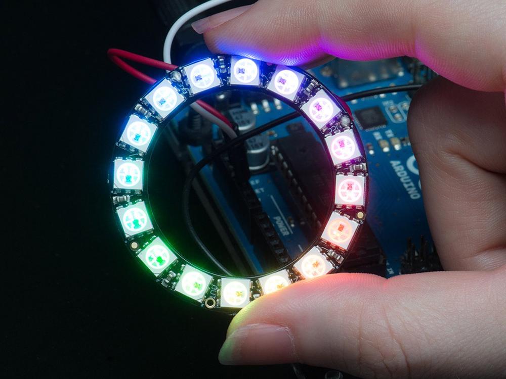 NeoPixel Ring - 16 x 5050 RGB LED met geïntegreerde drivers