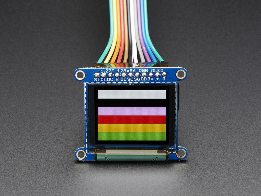 OLED breakout - board - 16-bits kleur 1,27" met microSD-houder