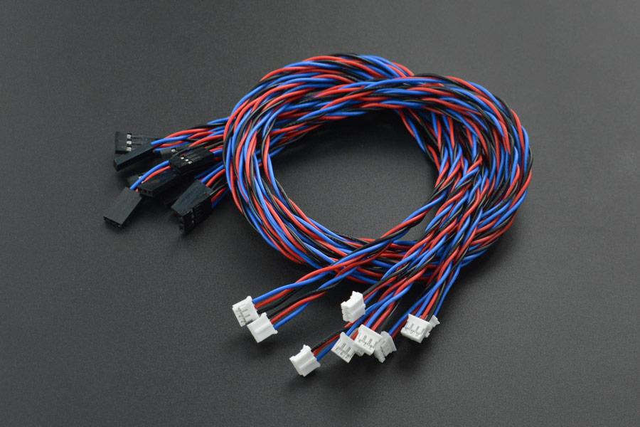 Gravidade: cabo de sensor analógico para Arduino - 50 cm (pacote com 10)