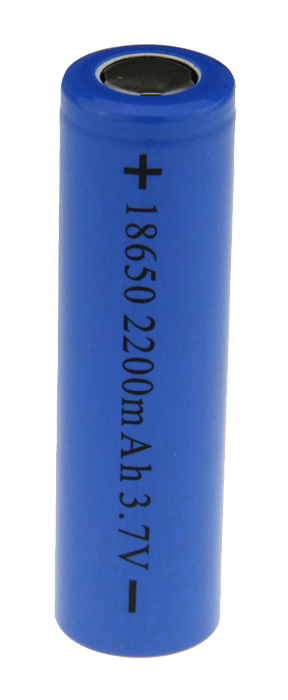 3.7V 18650 2600mAh Battery - Rechargeable - 2 pcs
