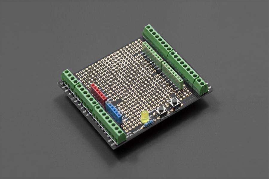 Escudo de tornillo Proto ensamblado (compatible con Arduino)